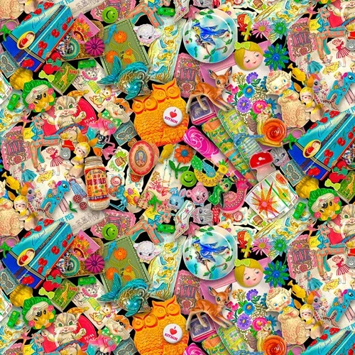 Iheart Kitsch Allover Multi