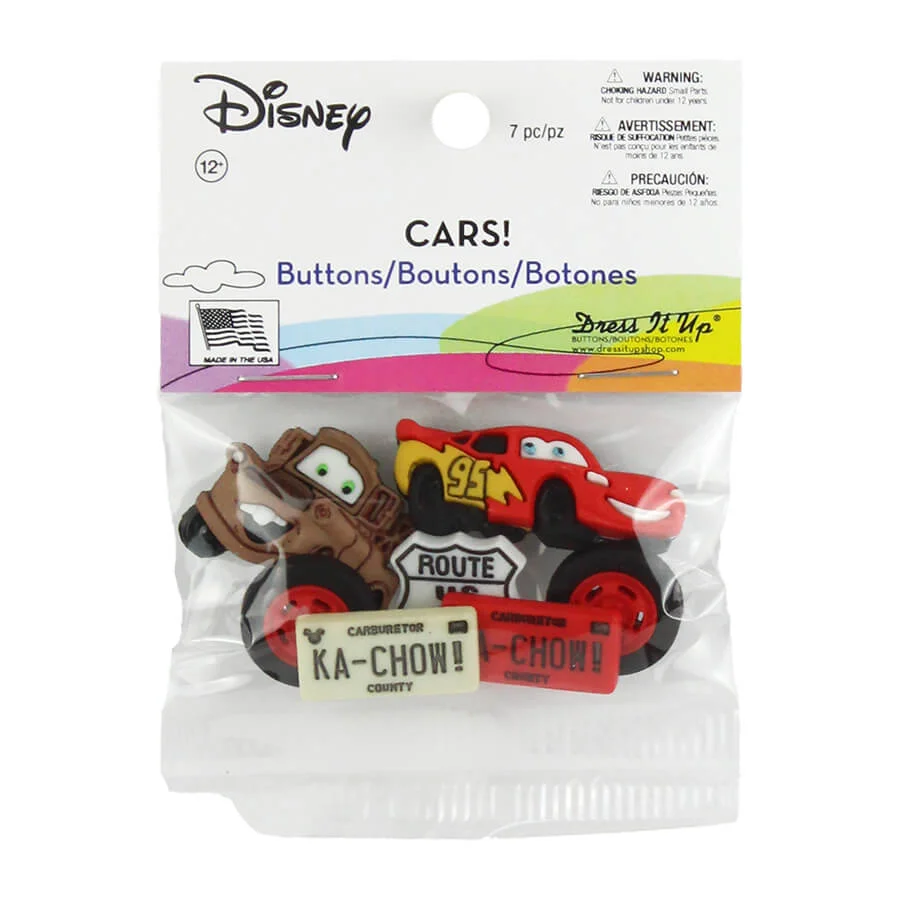 JJ7719 Cars Buttons