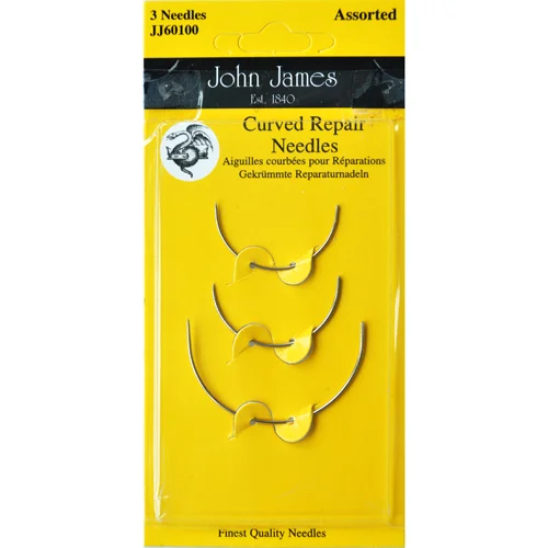 John James Curved Repair Assorted 3pack