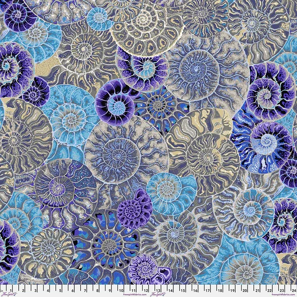 Kaffe Collection Philip Jacobs Ammonites Blue PJ 128
