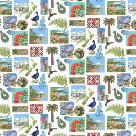 Kiwiana 80540 2 NZ Adventure White