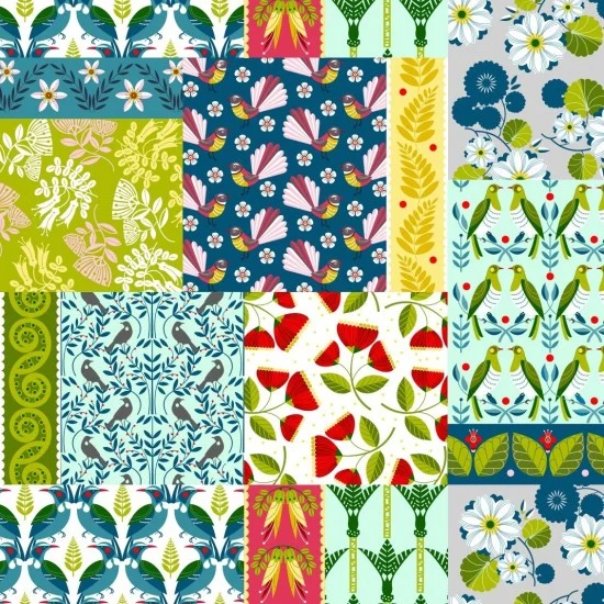 Kiwiana 81450 103 Folk Tail Block