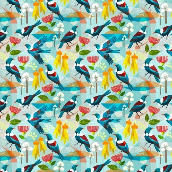Kiwiana 82260 Birdsong 101 Tui Blue