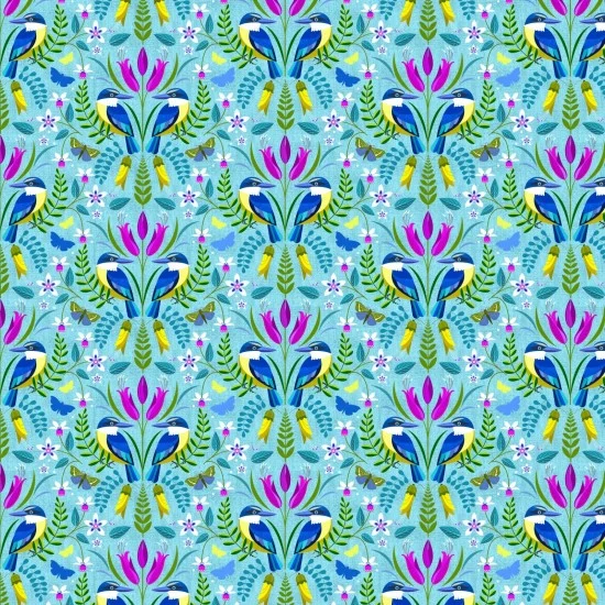Kiwiana Kingfishers 81640 2 Blue