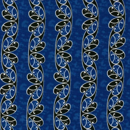 Kiwiana Koru 2 Blue