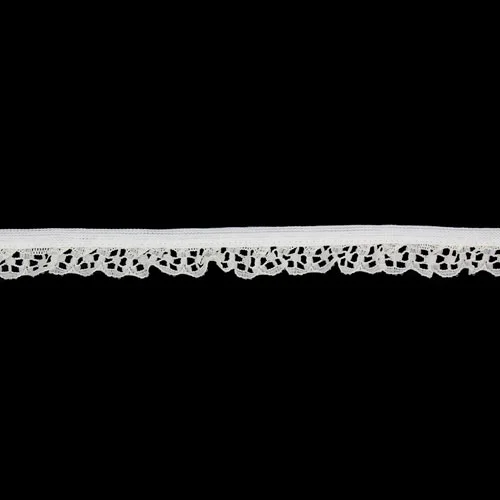 Lace 60803 Frilled Ivory 13mm
