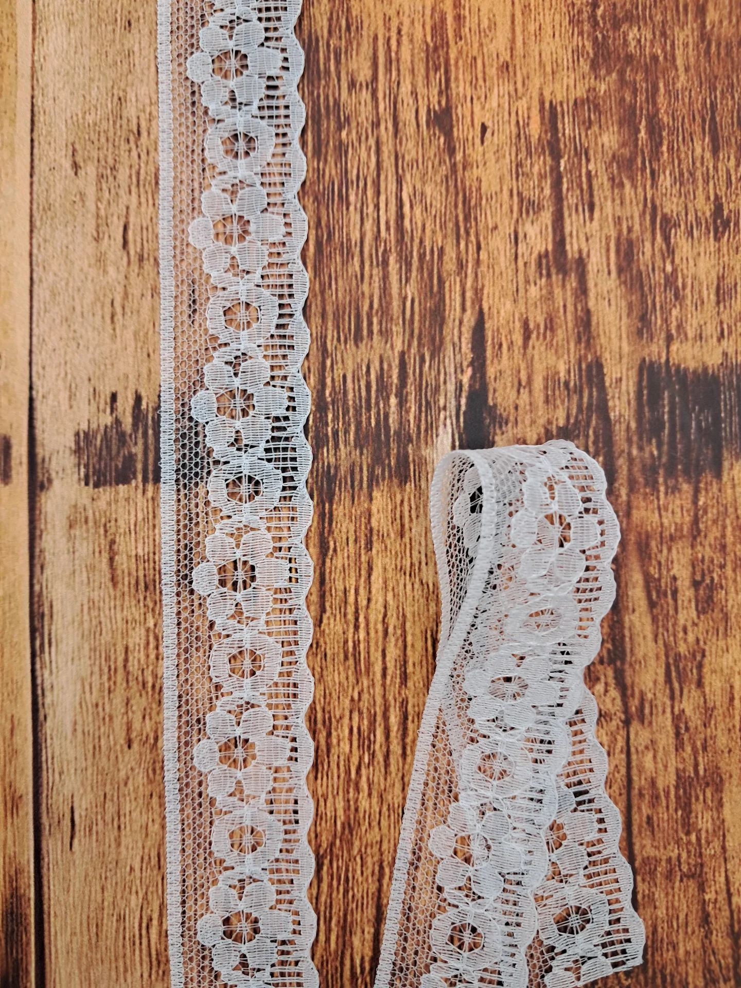 Lace 61759 22mm Flat White