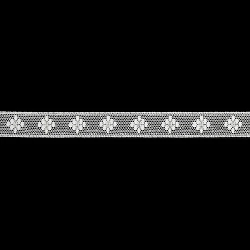 Lace Leavers Cotton 16mm Off White