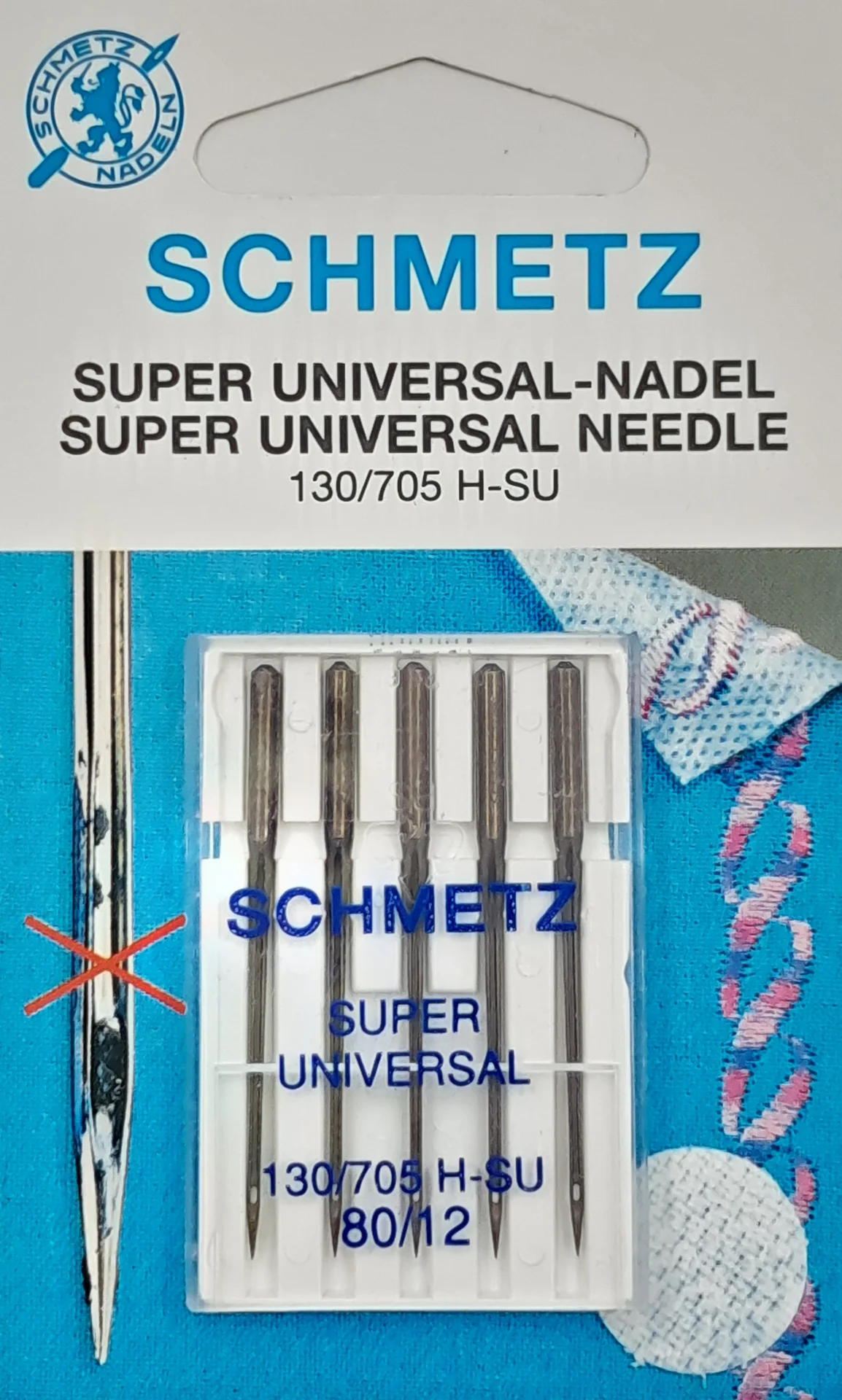 Machine Needle Superschmetz 80/ 12