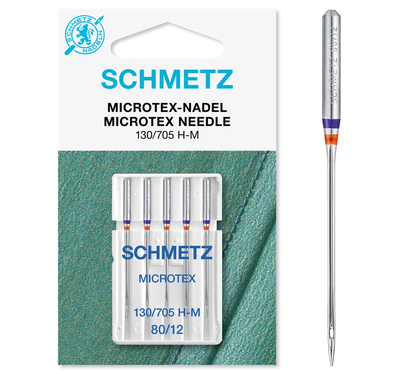 Machine Needles Microtex 80/12