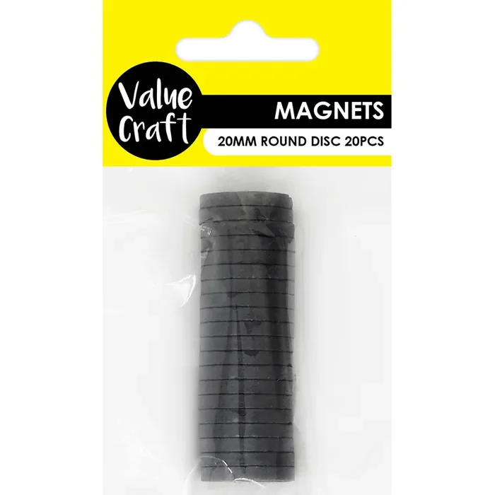 Magnets 20mm Round x 3mm 20pc