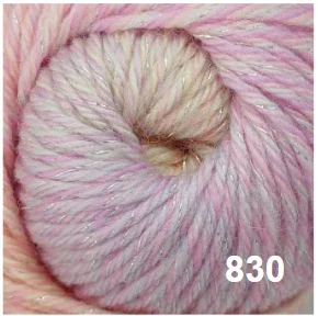 Mandala Sparkles 8ply 830 Pinks