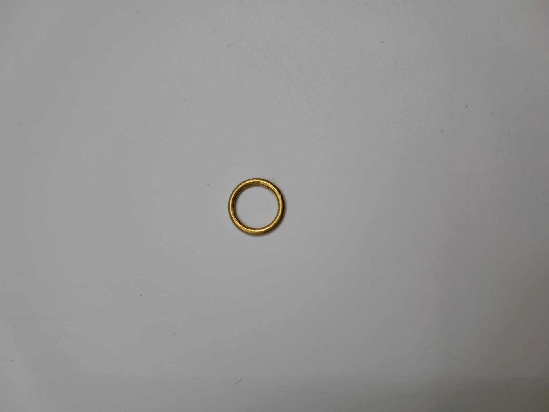 Metal Ring Gold 8mm