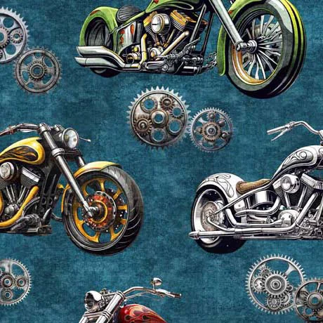 Motorcycles Blue