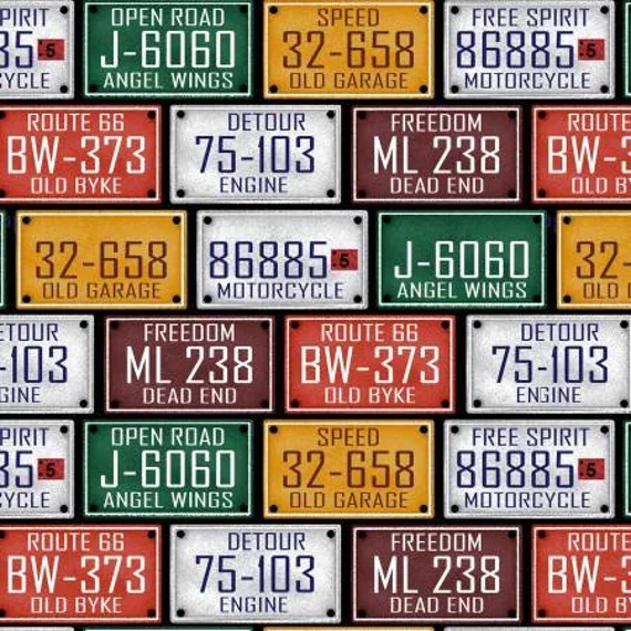Number Plates Black