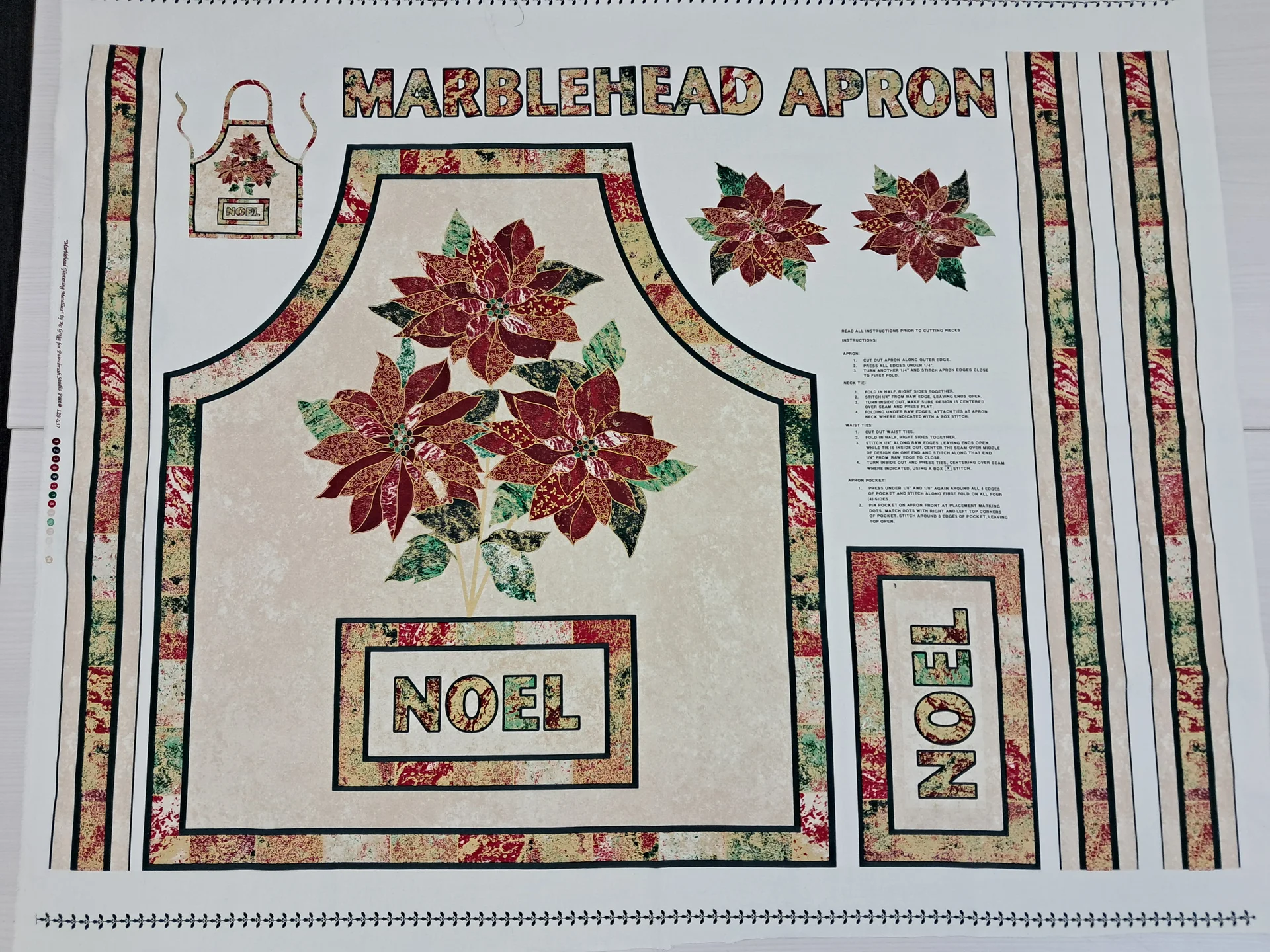 Patchwork Panel Apron Paintbrush Studio