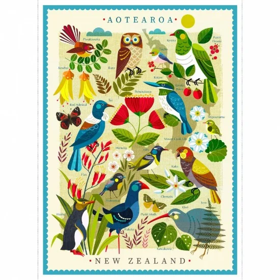 Patchwork Panel Kiwiana Aotearoa by Ellen Giggenbach