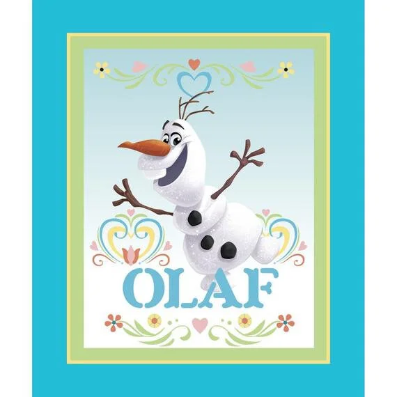 Patchwork Panel Olaf Turquoise