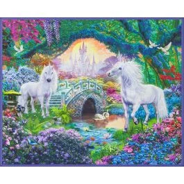 Patchwork Panel Picture This Unicorn