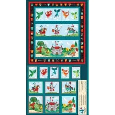 Patchwork Panel Pocket Dragon Heart