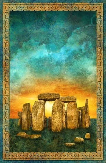 Patchwork Panel Stonehenge Solstice