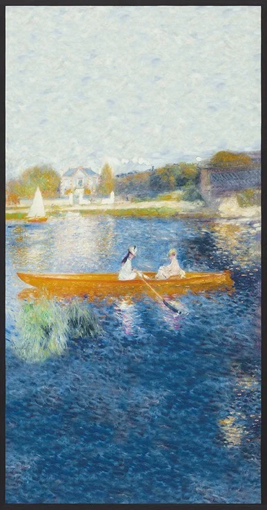 Patchwork Panel The Skiff By Renoir