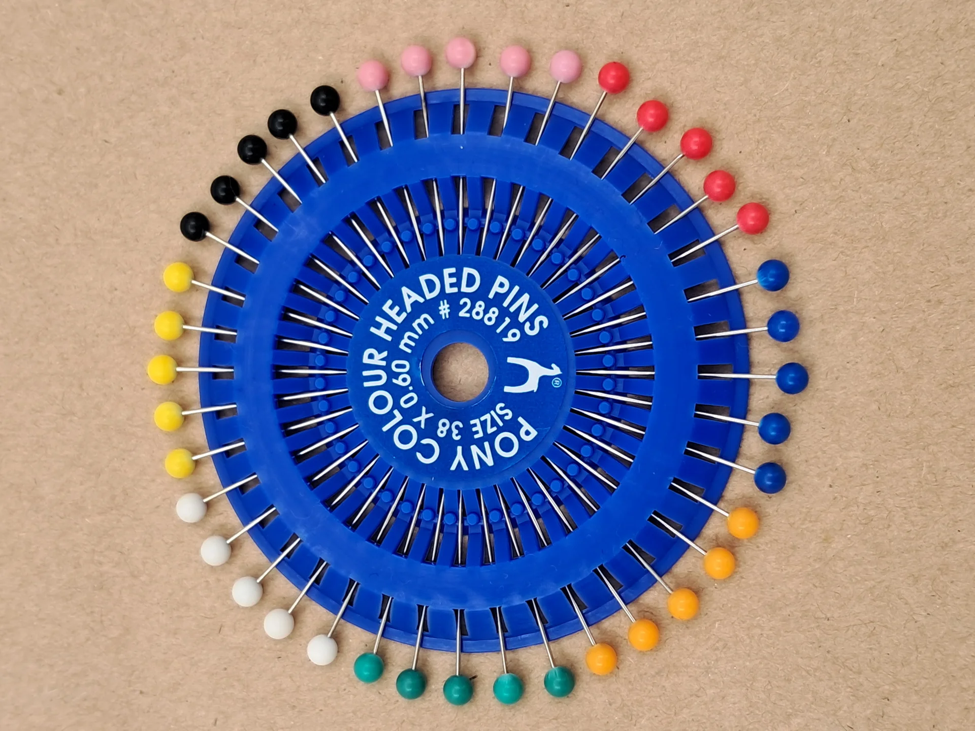 Pins Rosette Plastic Multi