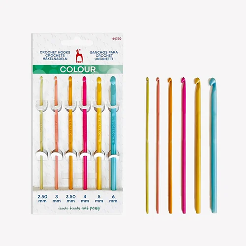 Pony Crochet Hook Set Aluminium Colour
