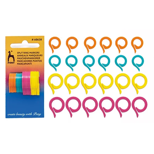 Pony Split Ring Markers X24