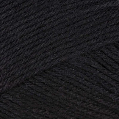 Posie 4ply Cotton 01 Black
