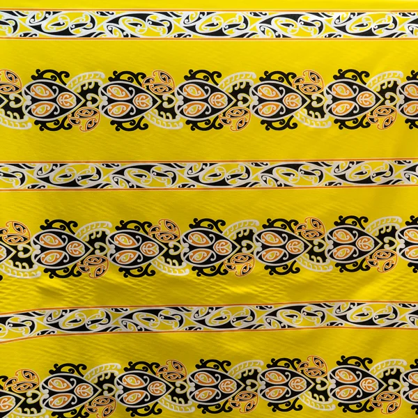 Printed Cotton Yellow Pacifica