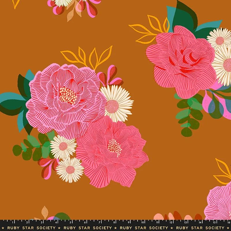 Quilt Backing Camellia Brown