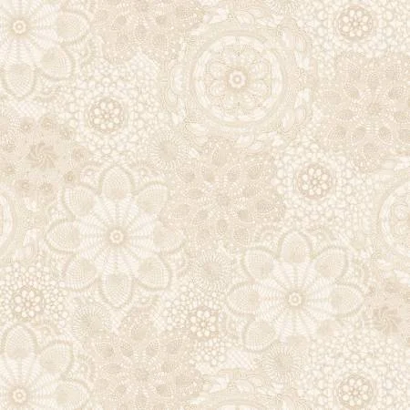 Quilt Backing Crochet Connection Cream