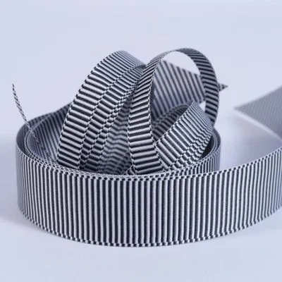 Ribbon Alice Stripe Blk/wht 25