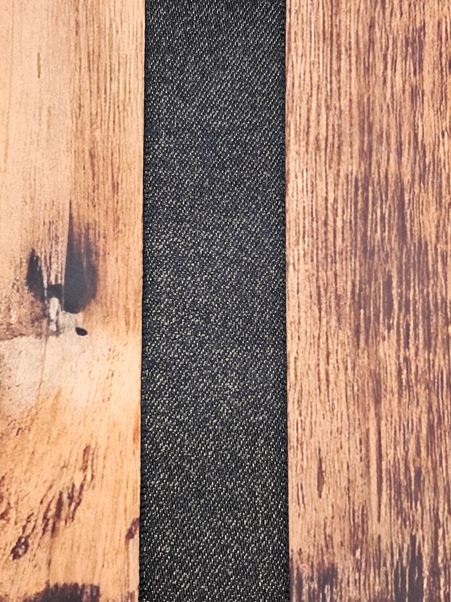 Ribbon Lame Black Gold 25mm