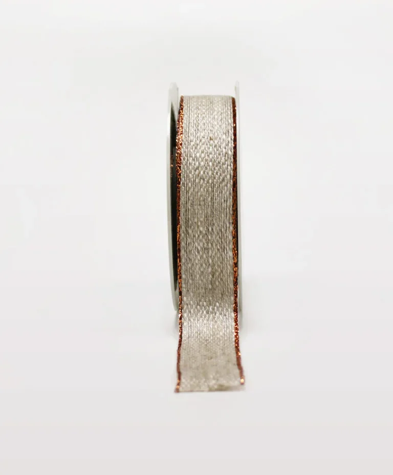 Ribbon Natural Copper Edge 25mm