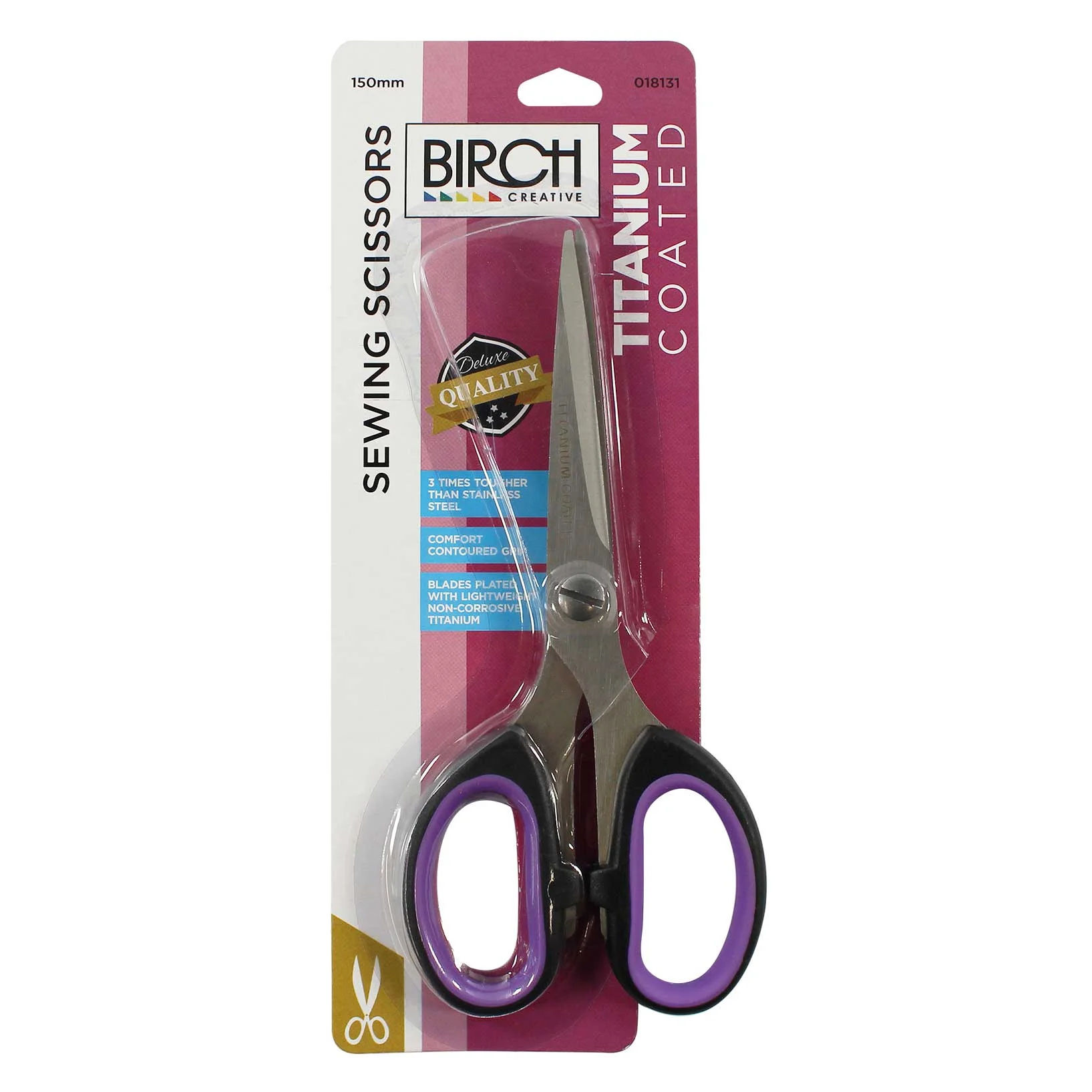 Scissors Titanium Purple 150mm