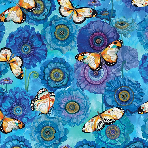 Season Of The Sun Butterflies and Blooms