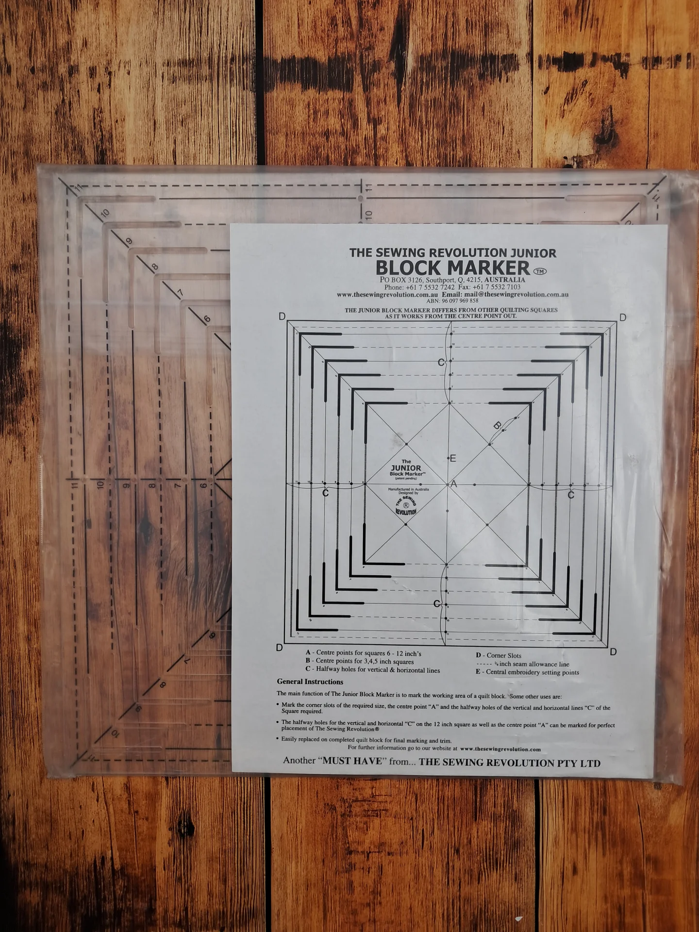 Sewing Revolution Junior Block Marker Medium