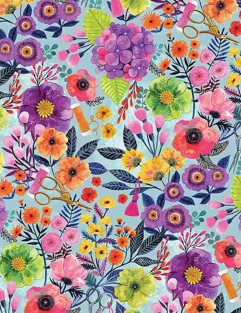 Sewing Stella Floral Scissors