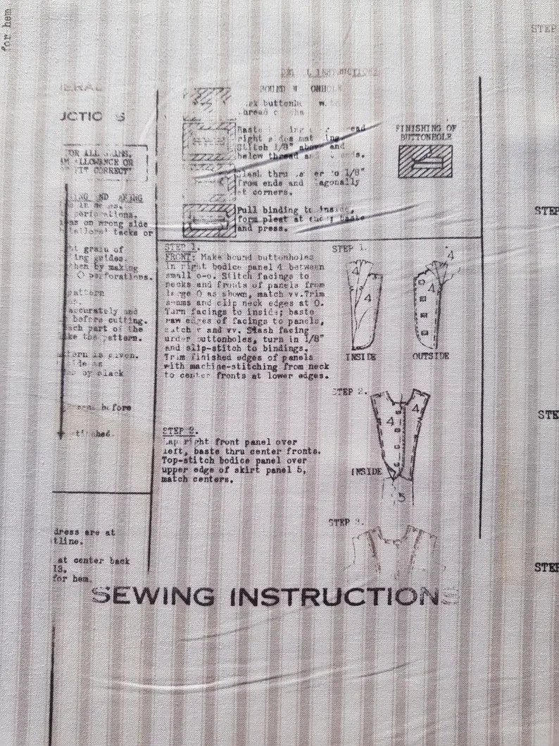 Sewing Tim Holtz Patterns Ticking