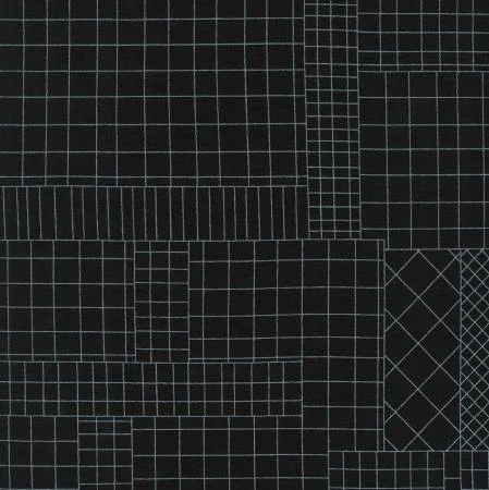 Shapes 20591 Grey Grid On Black