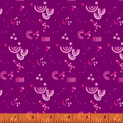 Shapes Rainbows On Purple