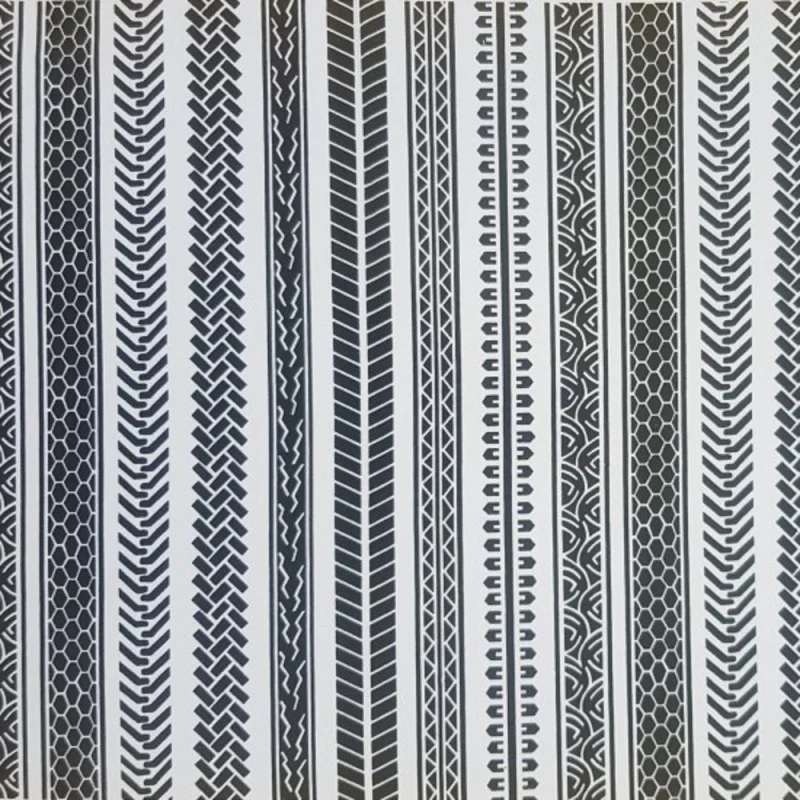 Stripes On Two Wheels Black White