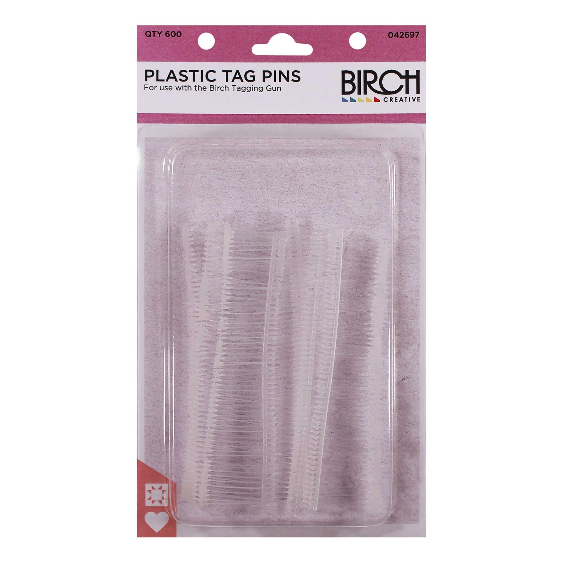 Tagging Pins 600 Pack White 34mm
