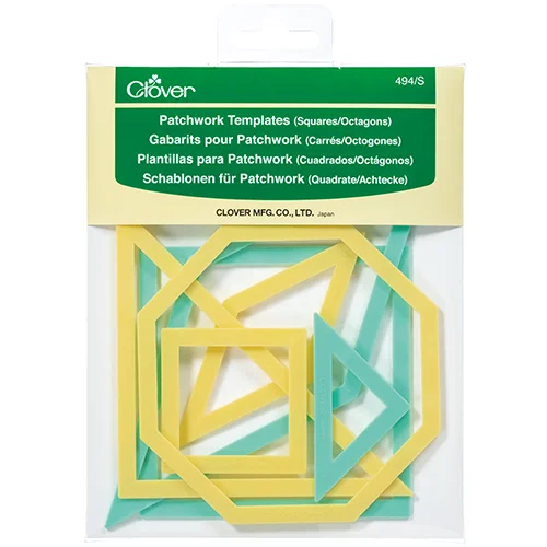 Template Clover Squares and Octagons 494s