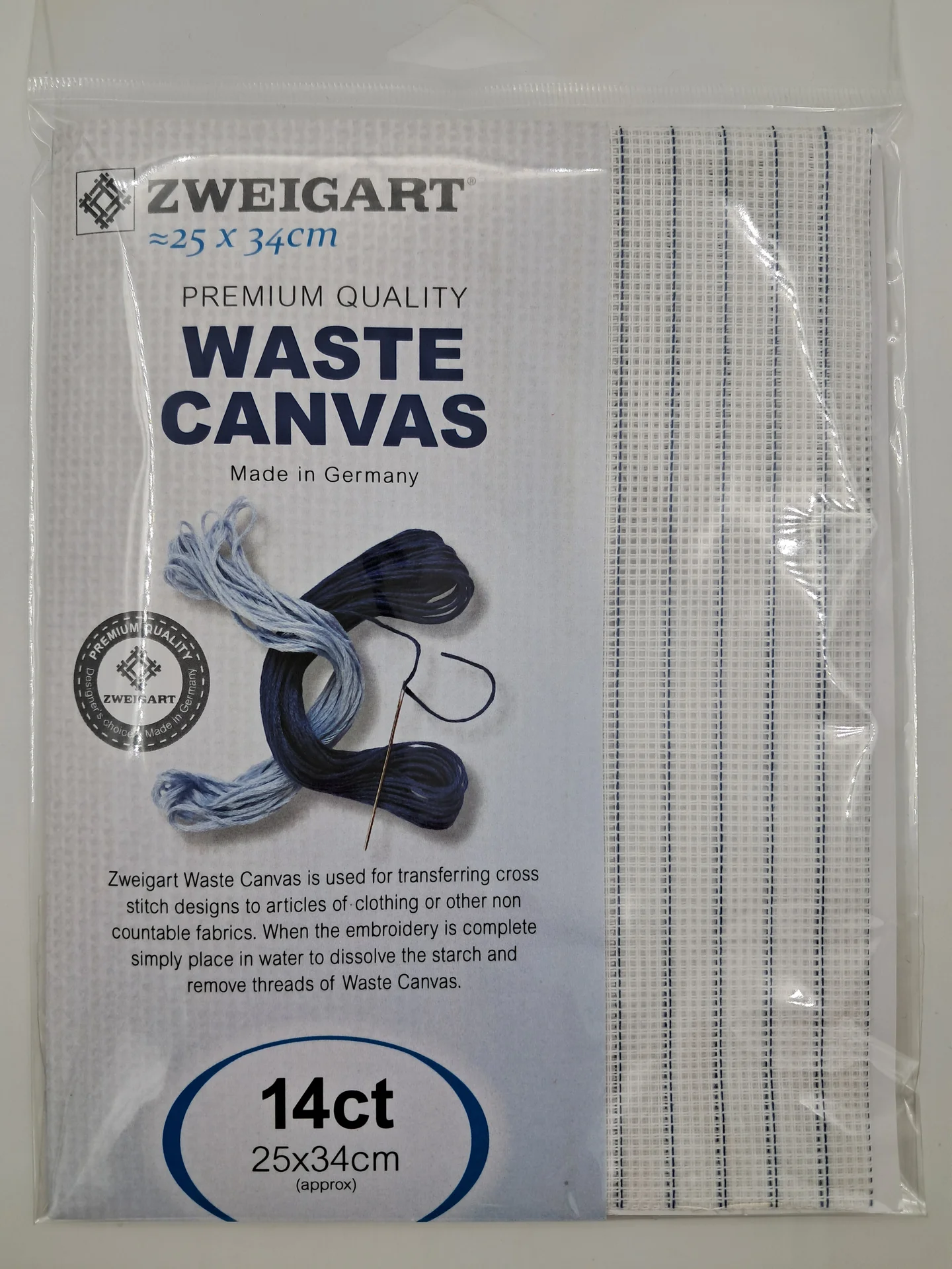 Waste Canvas Precut 14ct