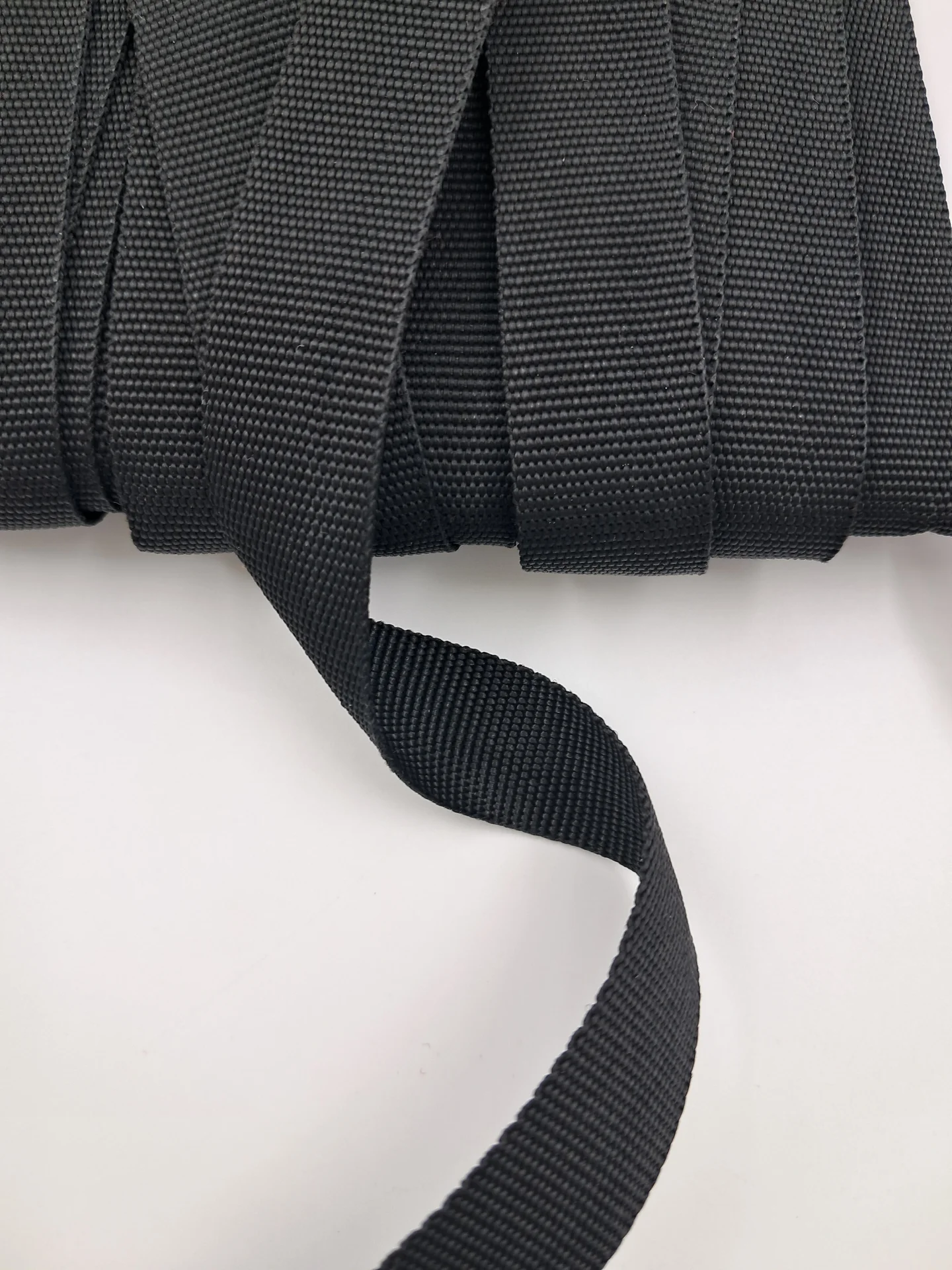 Webbing Black 25mm KS 19