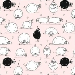 Wincyette 30520 11 Sheep Pink