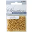 Beads Glass Seed 3.6mm Matt Gold